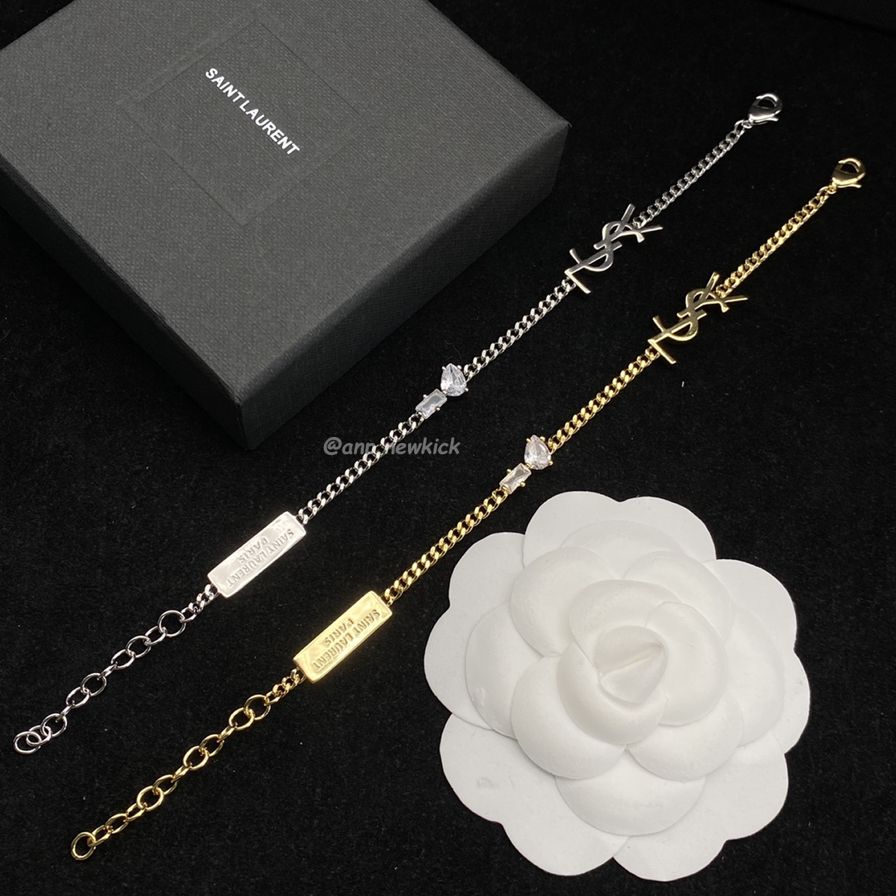 Saint Laurent Opyum Heart Charm Bracelet (3) - www.newkick.vip